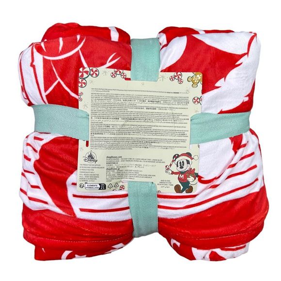 Disney Mickey and Minnie Mouse Holiday Fleece Throw - 50” x 60” - Picture 5 of 5